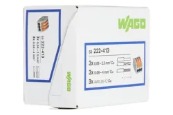 Wago, Stecker & Kupplungen, WAGO Steckklemme CLASSIC 3x 0.08-4mm2 mit Betätigungshebel 50 Stück, Produkte & Wohnen