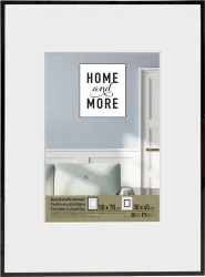 Home and More Kunststoffrahmen L2 | 50 x 70 cm | Schwarz