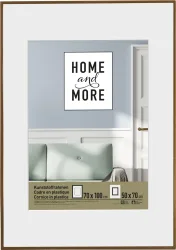 Home and More Kunststoffrahmen L2 | 70 x 100 cm | Bronze