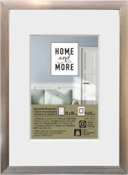 Home and More Kunststoffrahmen L2 | 13 x 18 cm | Silber