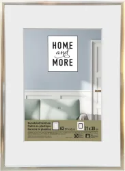 Home and More Kunststoffrahmen L2 | 29.7 x 42 cm | Silber