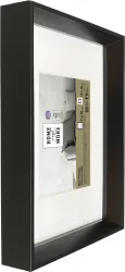 MDF-Rahmen tief 21x30cm inkl. PPT schw.