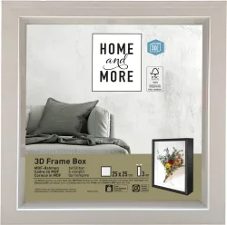 3D Frame Box (befüllbar) 25x25cm weiss