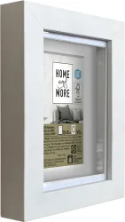 3D Bilderrahmen MDF (Ppt) 10x15cm weiss