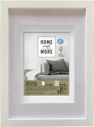 3D Bilderrahmen MDF (Ppt) 21x30cm weiss