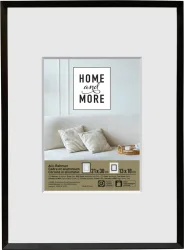 Home and More Aluminiumrahmen L4 | 21 x 30 cm | Schwarz | Aluminium