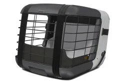 4pets Transportbox Caree anthrazit/ grau