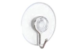 Wenko Saughaken Nickel 4er Set Transparent