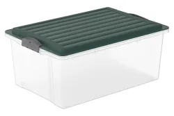 Rotho Stapelbox mit Deckel Oecoplan | 57 × 40 x 25 cm | A3 / 38 l