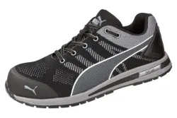 PUMA Elevate Knit Black Low 643160-41 ESD Sicherheitsschuh S1P Schuhgröße (EU): 41 Schwarz, Grau 1 St.