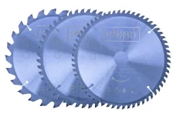 Scheppach Kreissägeblatt-Set HW Hs210 | Ø 210 mm | 60 Zähne