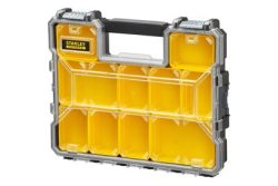 Stanley by Black & Decker Sortimentskoffer (L x B x H) 44.6 x 7.5 x 35.7 cm Anzahl Fächer: 10