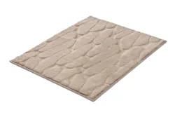 Kleine Wolke Badteppich Tondo Seide | 50 x 60 cm | Polyester