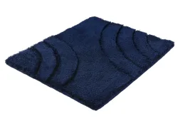 Kleine Wolke Badematte Saturn Navy | 55 x 65 cm | Polyacryl