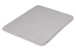 Kleine Wolke Badteppich Marco Silbergrau | 50 x 60 cm | Polyester
