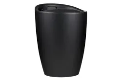 Wäschesammler und Badhocker Candy Black
