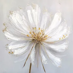 Handpainting 70x70 Flower