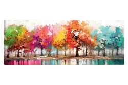 Wandbild 57x150 Colour Forest