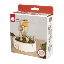 Silikon Giessform Schale Pilze, ø 15cm x H 5cm