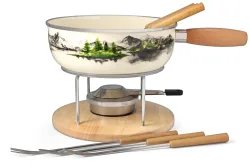 Nouvel Fondue-Set Bergsee 9-teilig