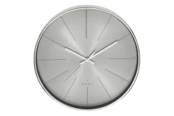 Wanduhr Ø 30cm Aluminium silber
