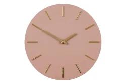 Wanduhr Ø 35.5cm rosa Brixen