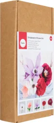 Krepppapier Blumen Set, sortiert, 105g/m2, Box