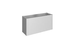 Biohort HochBeet 1.5x0.5 Silber