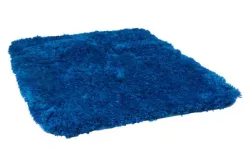 Badteppich Microfaser Blau | 50 × 70 cm