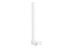 Deckenstütze für Duschstange Weiss | 60 cm