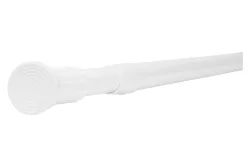 MSV Ausziehbare Duschstange Aluminium Weiss | 110–200 cm