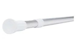 MSV Ausziehbare Duschvorhangstange Edelstahl | 140-260 cm