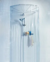 Spirella Duschvorhang Ombrella Clear | 200 × 170 cm