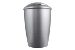 Spirella Abfalleimer Atlanta Silber | 3 × 20 cm | 5 l