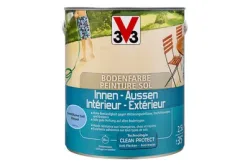 V33 Acrylharz Bodenfarbe Innen-Aussen Blau | 2.5 l | 35 m²
