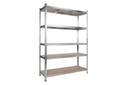 ayce Schwerlastregal | 130x45x180 cm | 5 Böden | Traglast: 150 kg pro Boden