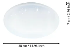 Eglo Totari-Z Deckenleuchte (ZigBee)Ø 380 mm