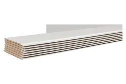 BP Wandpaneele Kristallweiss 2600 x 150 x 8 mm | 2.73m2 | 7 Stk.