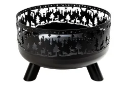 Nouvel Feuerschale Forest Schwarz | ⌀ 60 cm