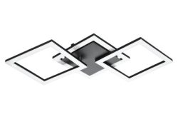 Eglo Paranday-Z Deckenleuchte (ZigBee) Schwarz-Weiss | 31 × 65 × 6 cm