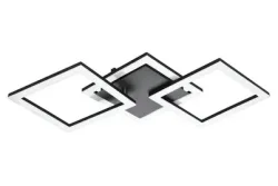 Eglo Paranday-Z Deckenleuchte (ZigBee) Schwarz-Weiss | 31 × 65 × 6 cm