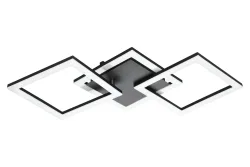 Eglo Paranday-Z Deckenleuchte (ZigBee) Schwarz-Weiss | 31 × 65 × 6 cm