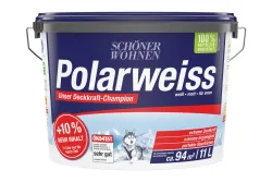 Schöner Wohnen Polarweiss Wand- und Deckenfarbe Matt | 11 l