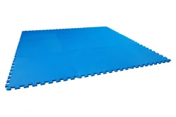 Pool Bodenschutzplatten Premium Blau | 50 × 50 cm | 9 Stück