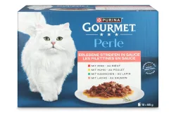 Gourmet Perle Katzenfutter in Sauce Erlesene Streifen 12x85g