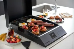 Forge Adour Plancha Cooking 404456 Elektrogrill – Plancha Grill – schwarz