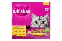 Whiskas Multipack 1+ Geflügel Auswahl in Sauce 24 x 85g