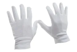 Ayce Handschuhe Baumwolle weiss L