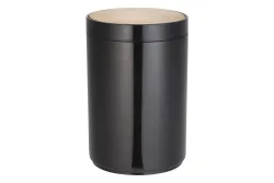 MSV Mülleimer Oslo Mattschwarz | 26.3 × 18 × 18 cm | 5 l