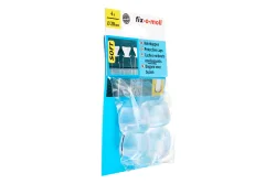 fix-o-moll Rohrkappen Soft, tranparent